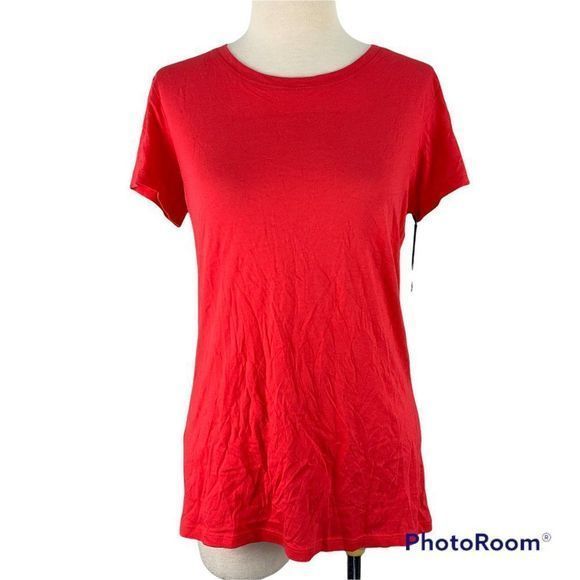 NWT HALOGEN Fuchsia Pink Crew‎ Neck Tee (M) - Picture 6 of 6